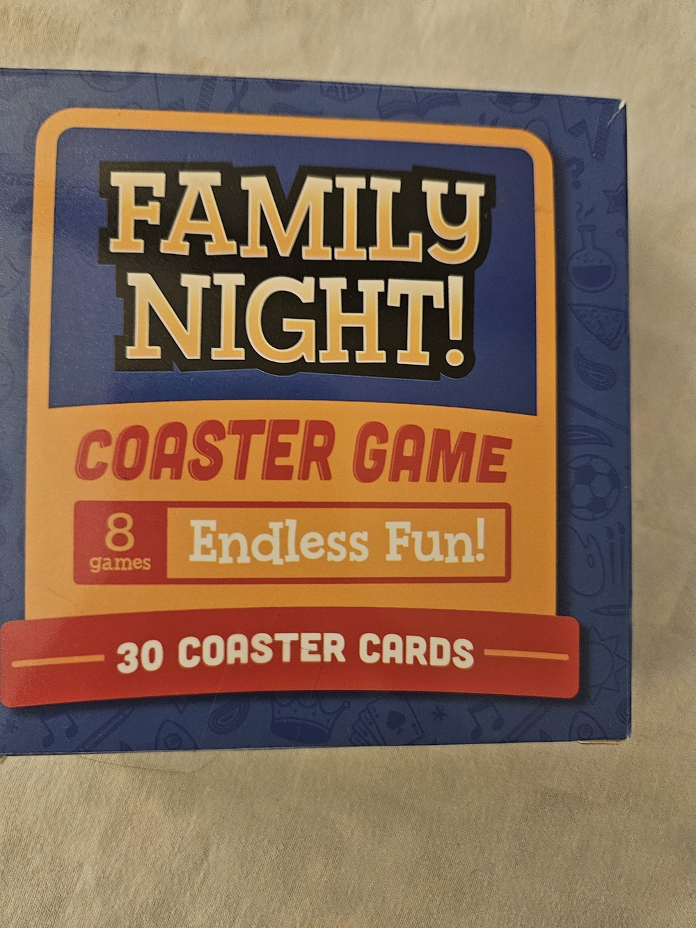 Coaster Game — Blue & Orange